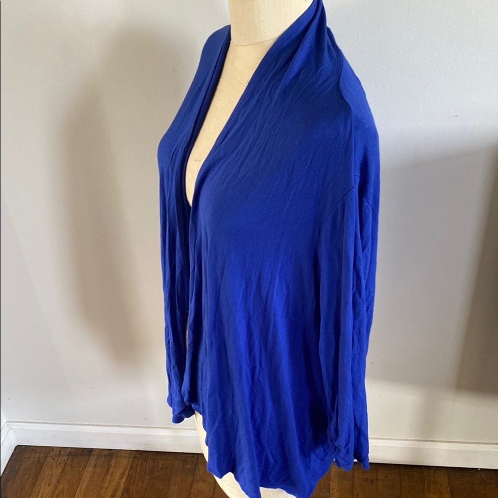 Apt. 9 Blue Open-Front Cardigan Sweater - Picture 3 of 6